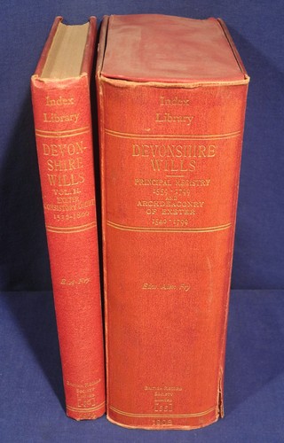 Devonshire wills archdeaconry - wills,